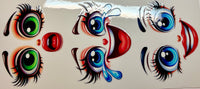 Gesicht Sticker D