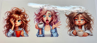 Kaffee Sticker C