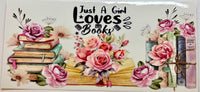 Buch/ Romantik Sticker J