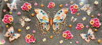 Blumen/ Schmetterling Sticker k