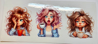 Kaffee Sticker H