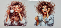 Kaffee Sticker G