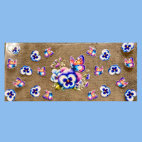 Blumen/ Schmetterling Sticker T