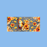 Blumen/ Schmetterling Sticker L