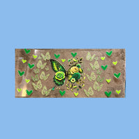 Blumen/ Schmetterling Sticker J